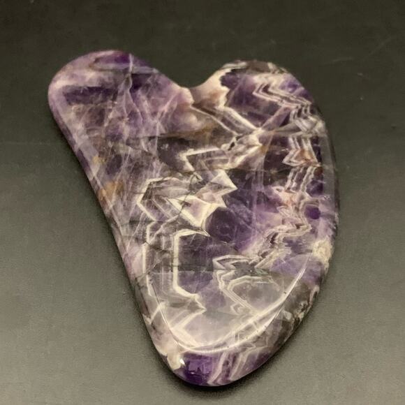 NEW Amethyst Gua Sha Facial Massage Tool - Picture 3 of 6